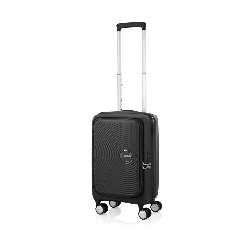 ＜アメリカンツーリスター＞CURIO SPINNER 55 BLACK 約35×55×25/30cm 容量：約33/42L